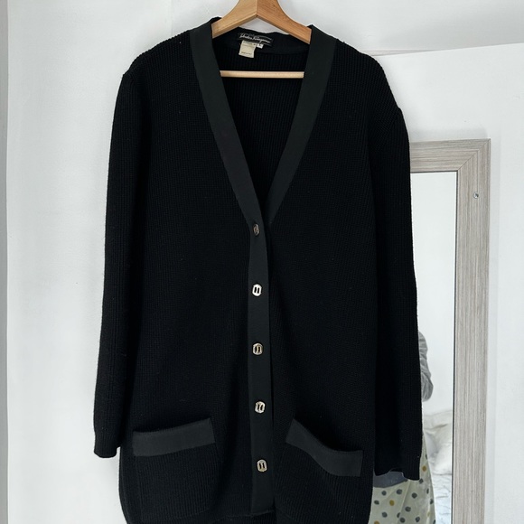 Vintage authentic Salvatore Ferragamo sweater L - Picture 1 of 3